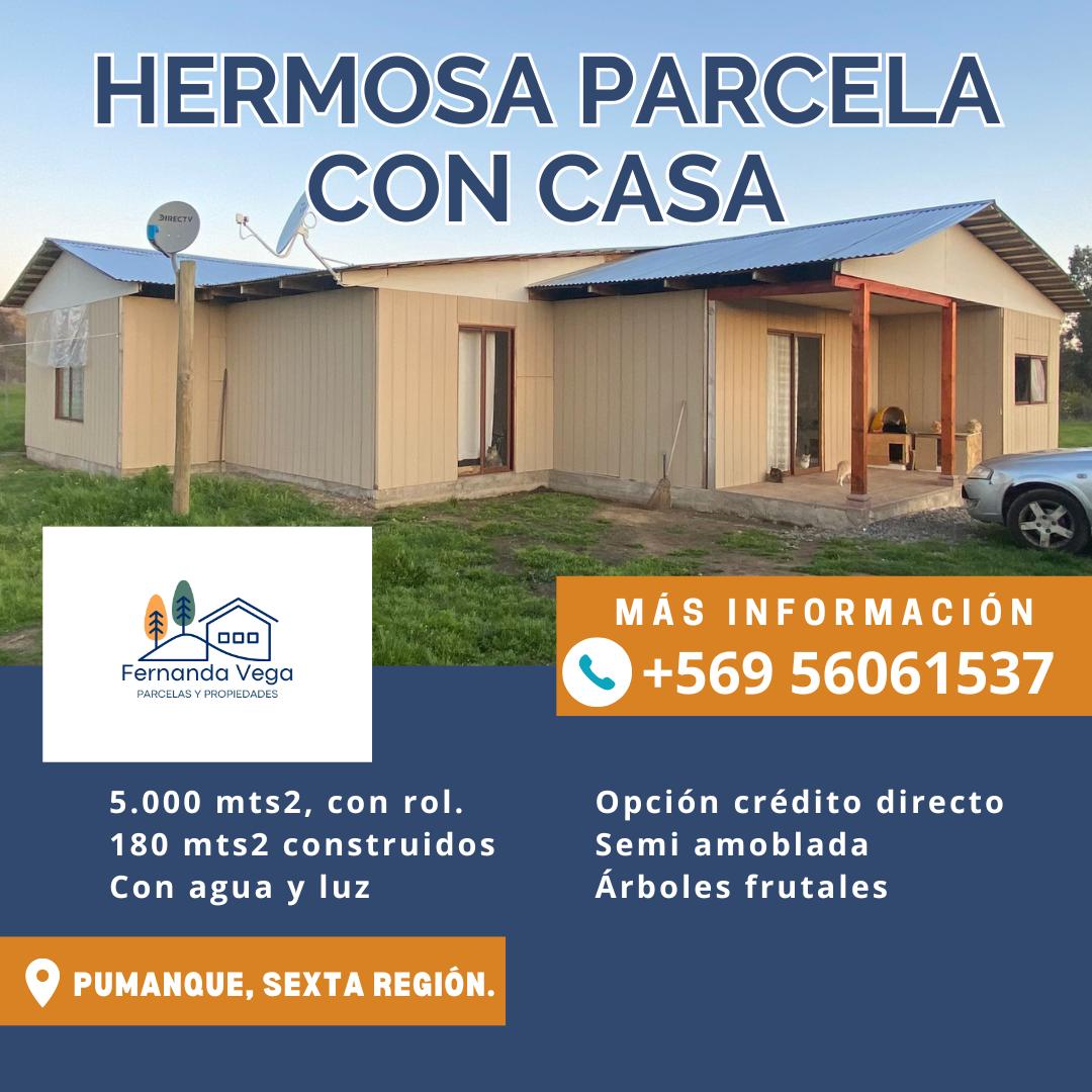 Venta Parcela Pumanque - O'Higgins