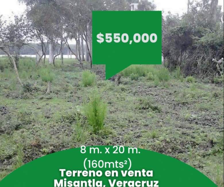 Venta Terreno / Lote El Carmen - Misantla