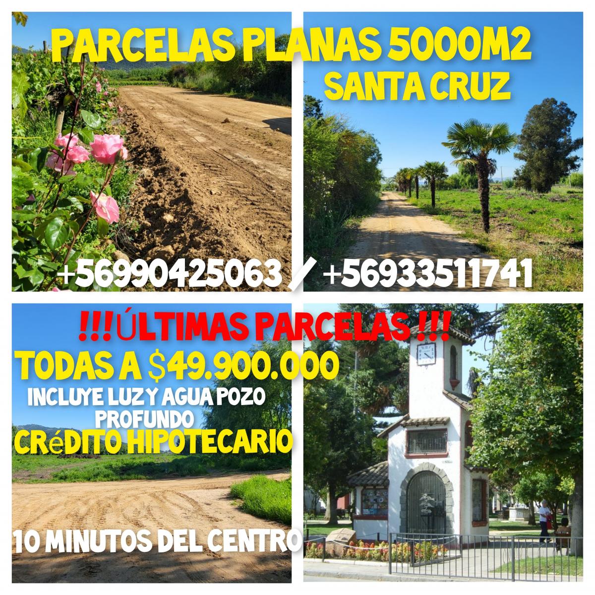 Venta Parcela Santa Cruz - O'Higgins