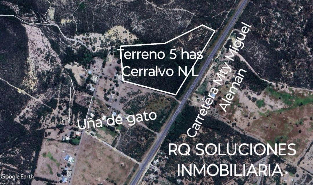 Venta Terreno / Lote Uña de Gato - Cerralvo