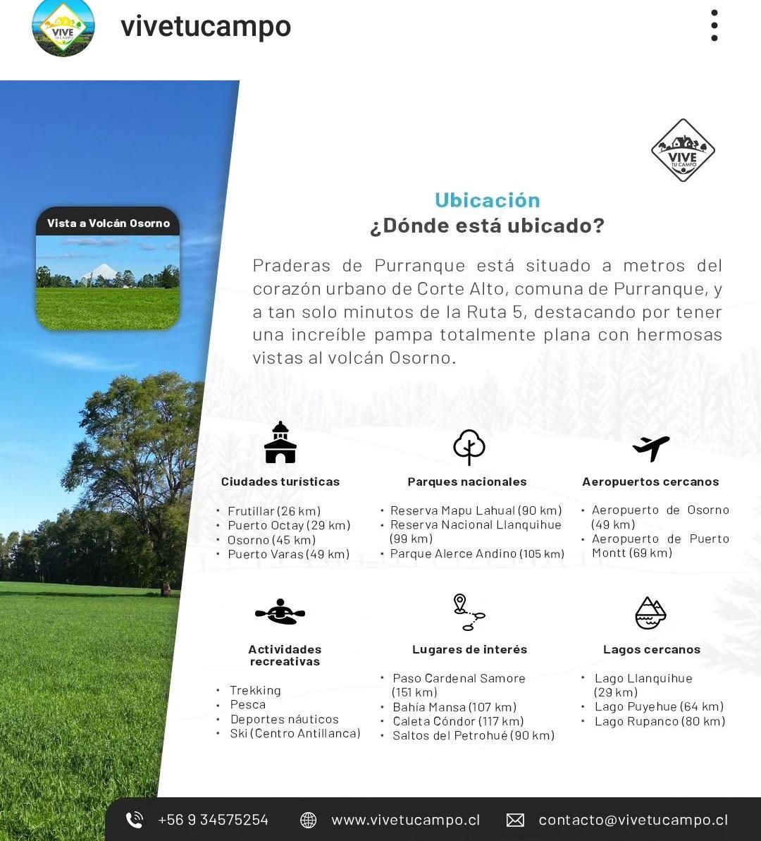 Venta Agrícola Purranque - Los Lagos