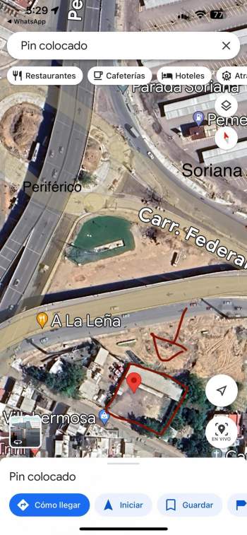 Venta Terreno / Lote Plutarco Elías Calles (Cura Hueso) - Centro