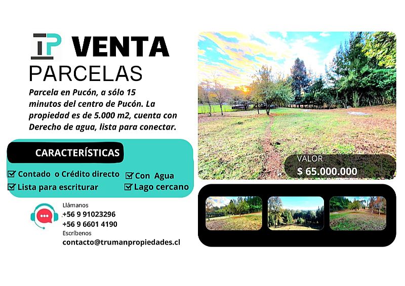 Venta Parcela Pucón - La Araucanía