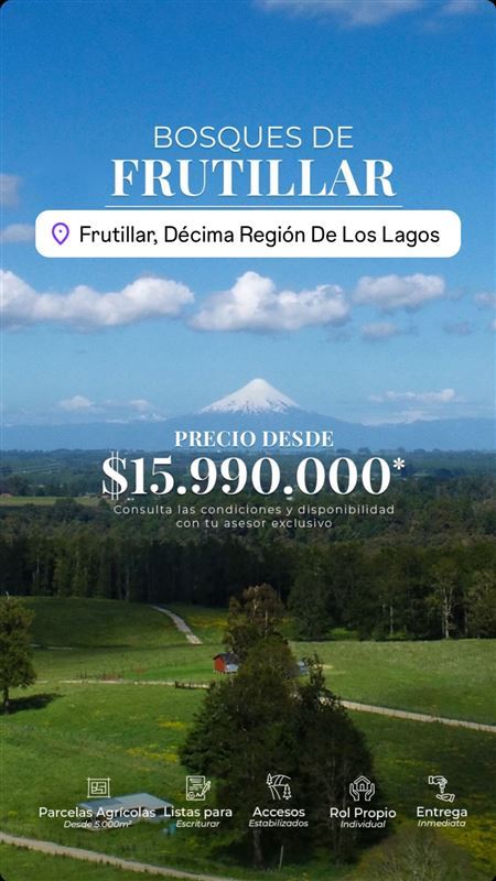 Venta Parcela Frutillar - Los Lagos