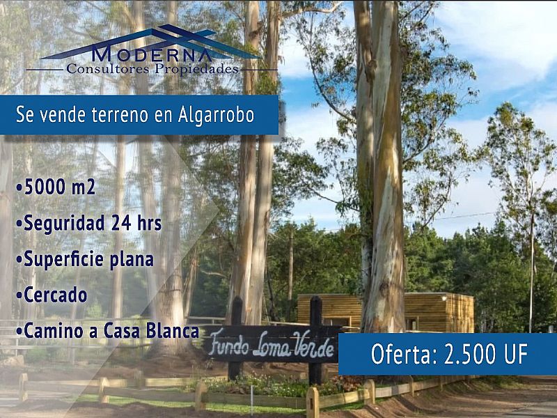 Venta Sitio Algarrobo - Valparaíso