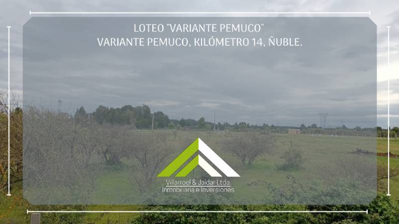 Venta Parcela Pemuco - Ñuble